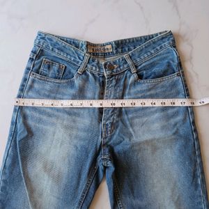 Non Stretchable Straight Jeans