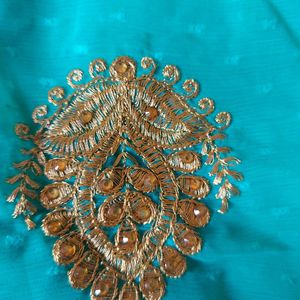 Kundan Work Saree