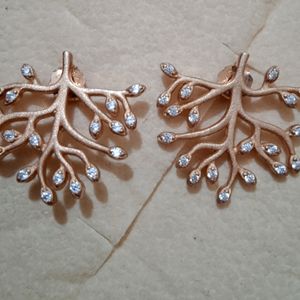 Malabar Rose Gold SP925 Silver Earrings/Studs