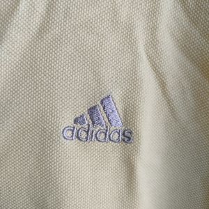 Adidas Light Yellow Polo T-Shirt