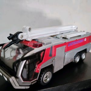 Metal Fire Fighter Truck With Light And Sound