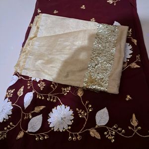 Embroidery Saree