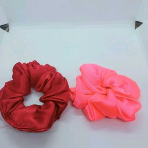 New 6 Pieces Scrunchies With Free Courier Bags