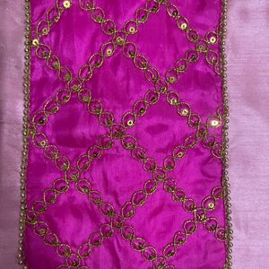 Pink Kurti, Dhoti Patiala With Dupatta