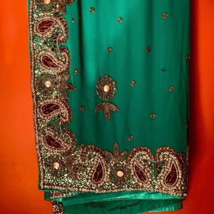 Chiffon Full Embroidery Saree