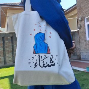 Customised Handpainted Tote Bag