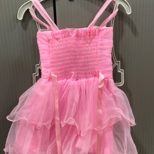 Ruffled Partywear Baby Frock