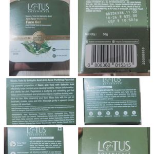 Lotus Anti Acne Purifying Face Gel