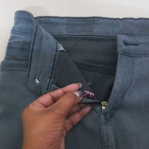 Grey Ladies Jeans