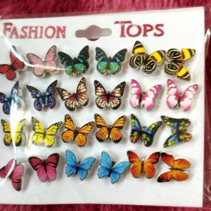 24 Pairs of Cute New Butterfly🦋 Studs