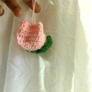 Tulip Flower Keychain