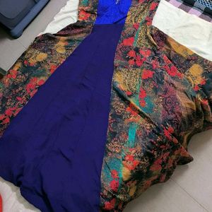 Multicolored Ethnic Gown