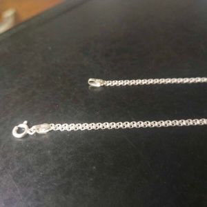 925 Silver Hallmark Flat Highway 🥨 Chain