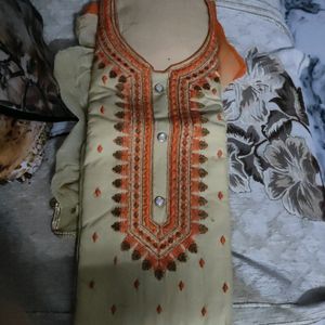 Suit Material Full Embroidery Cotton