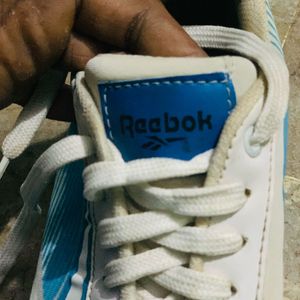 Reebok First Copy White Blue