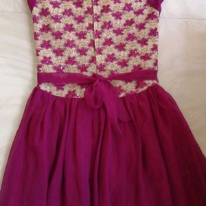 A Purple Colour Frock