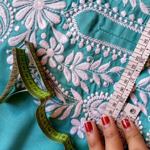 Beautiful Embroidered Cotton Kurti