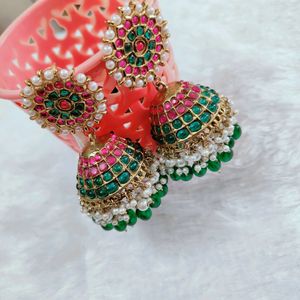 Beautiful Wedding Big Jhumkas