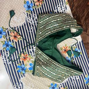 Green Readymade Blouse