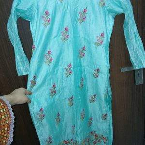 Good Condition Salwar Suit With Work Dupata