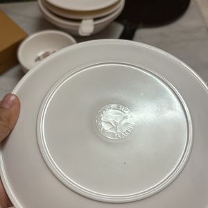 Brand new melamine serving plates