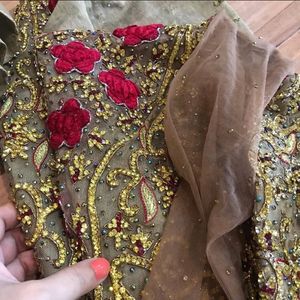 wedding designer lehengas very unique & beautiful hand made