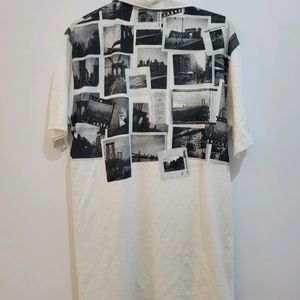 Printed White Tee