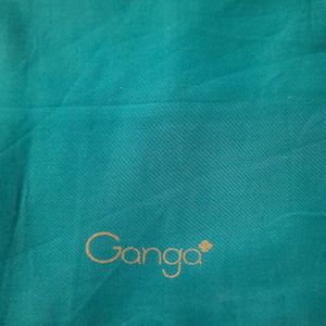 Plain Suit Ganga with Digital Print Dupatta