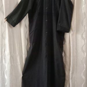 Dubai Burkha /Abaya Black With Two Pockets