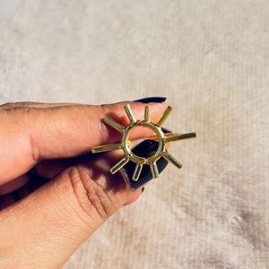 Sun Shape Adjustable Ring