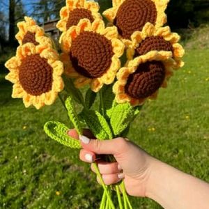 Crochet Sunflower 1 Pic