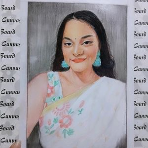 Rakhi Gift Colored Sketch A4 Size