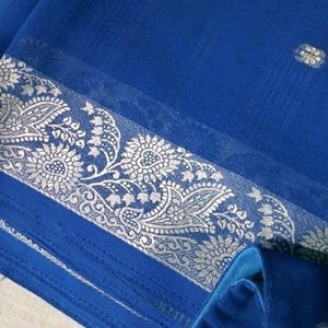 Navy Blue Colour Saree 🛍️