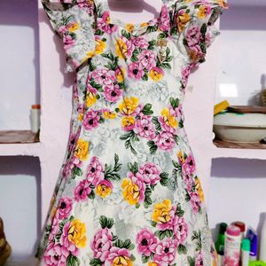 Girl's Cotton Frock 👌😍💗