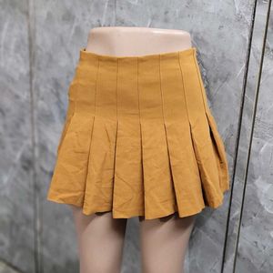 Mustard Yellow Tennis Skirt