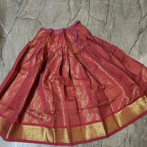 Beautiful Red Lehenga/Pattu Pavadai/ Parikini