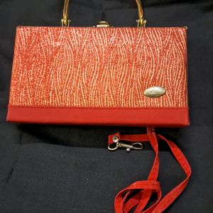 Red Sling Bag/clutch