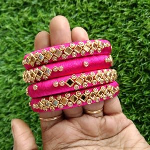 Subhapradam's Handcrafted Silk Thread Bangles