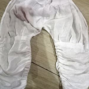 Chikankari Kurta With Dhoti Pajama