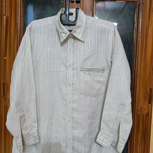 Off White Colour Mens Shirt