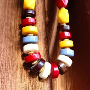 📿 Handcrafted Multicolor Beads Necklace🔥 Elegant