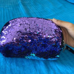 Sequin Made Multicolour Clutch