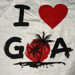 I Love GOA T-SHIRT For Daily Wear