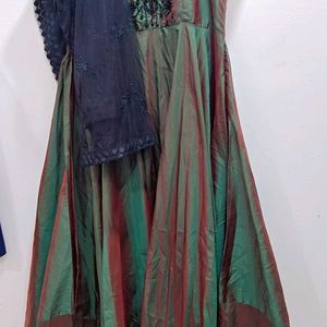 Green Long Gown