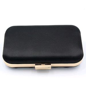 Womens Black Party Clutch