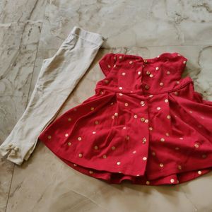 Baby Girl Frock With Pant