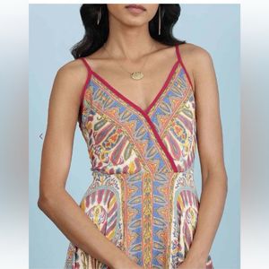 Aarke Ritu KumarStrappy Paisley Print A-line Dress