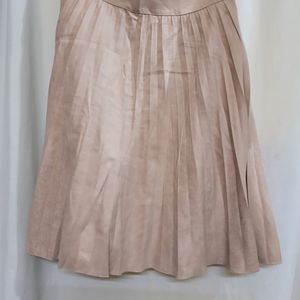 Trendy Imported Japanese Brand Suede Skirt