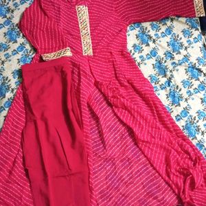 New/Unused A Line Kurti With Pant