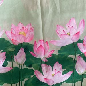 Pond Of Lotus Saree